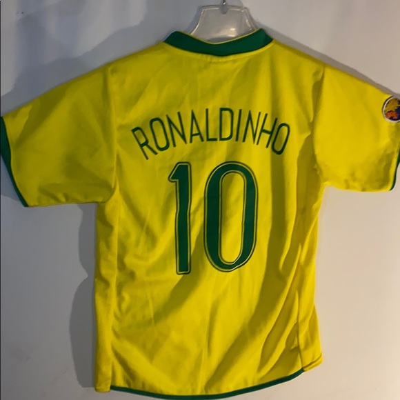 Fair Play Brasil Jersey number 10 Ronaldinho Sz 8 - Picture 2 of 7